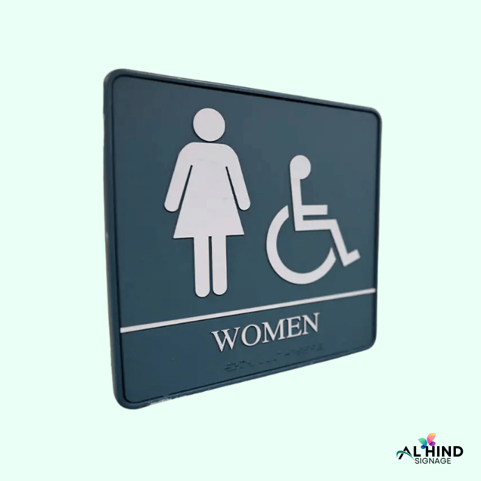 BRAILLE SIGN (NON illuminated)