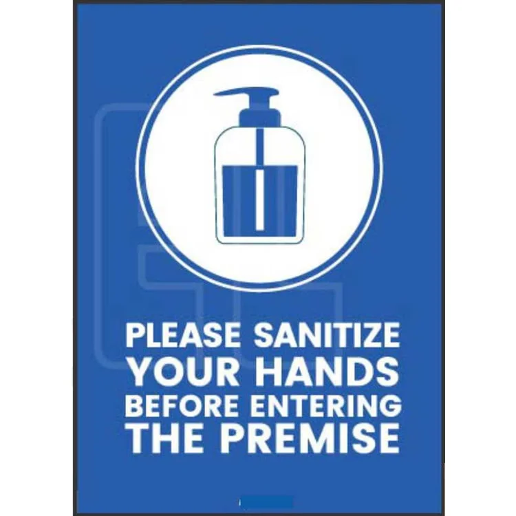 Sanitize Your Hands Signage