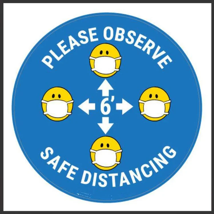Safe Distancing Signage