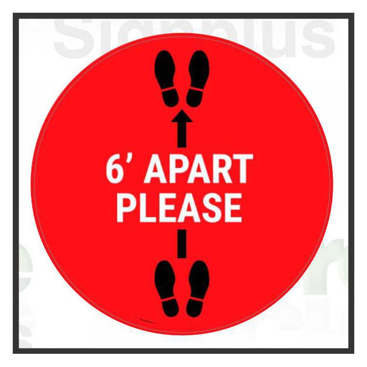 6′ Apart Please Plate