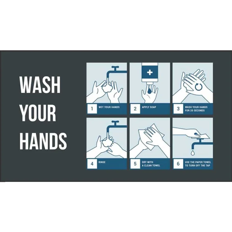 Wash Your Hands Plate