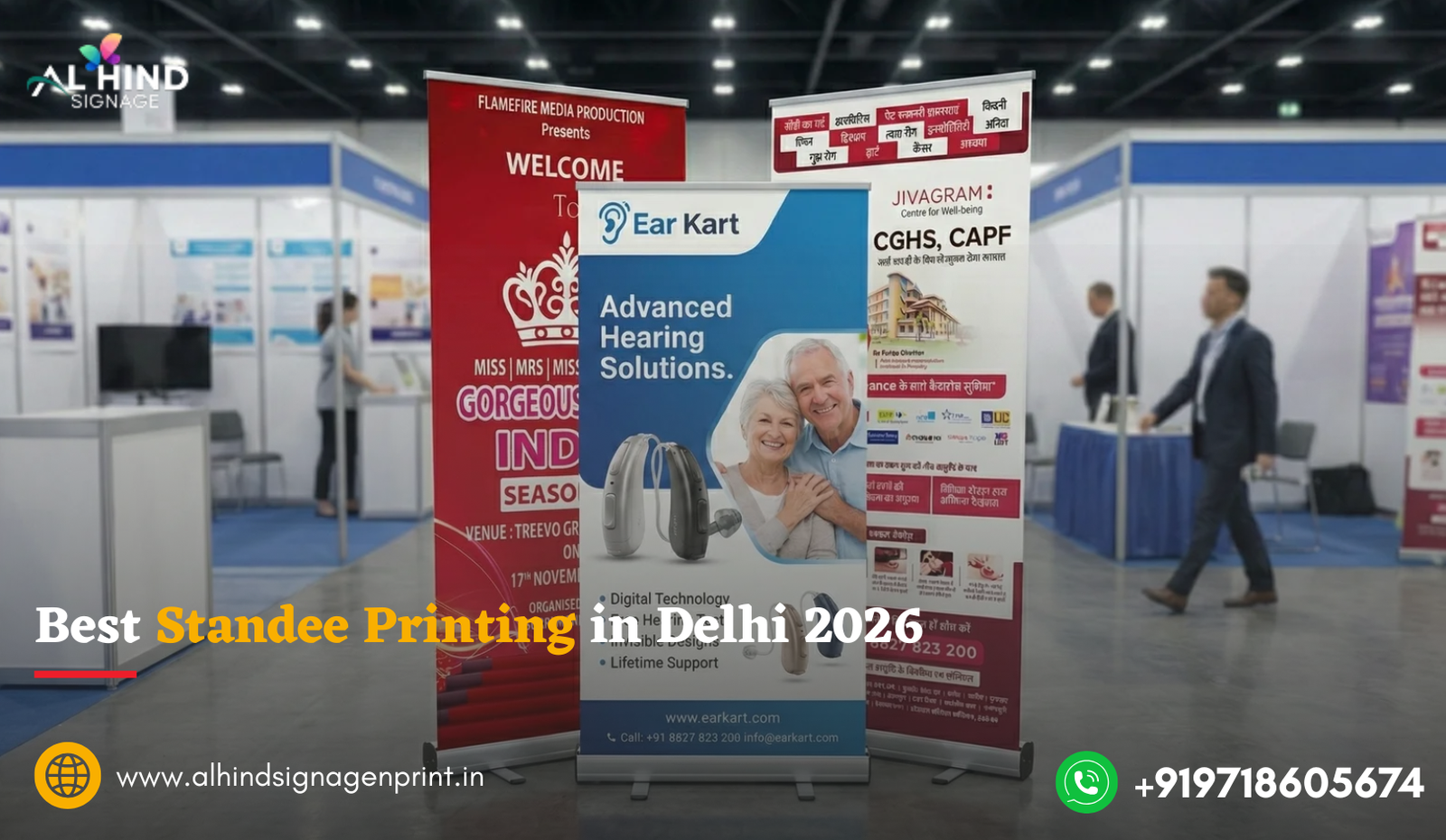 Best Standee Printing in Delhi 2026